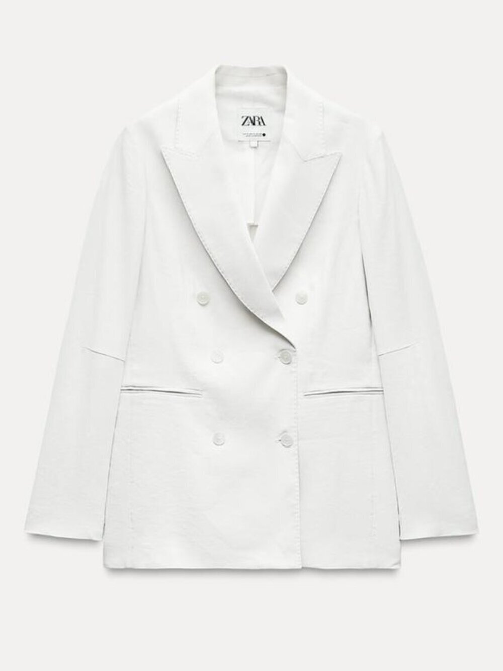 New Zara Woman Collection Double Breasted Button Ice Blazer/Suit Jacket Small